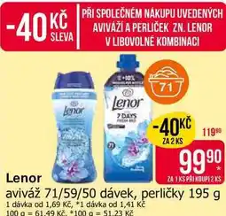 Teta Lenor Unstoppables Vonné Perličky 195g, vybrané druhy nabídka