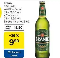 Tesco Braník světlé výčepní, 0.5 l nabídka