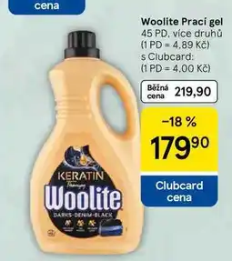 Tesco Woolite Prací gel, 45 PD, více druhů nabídka