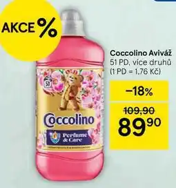 Tesco Coccolino Aviváž, 51 PD, více druhů nabídka