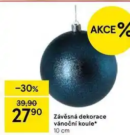 Tesco Závěsná dekorace vánoční koule, 10 cm nabídka