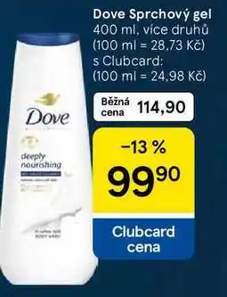 Tesco Dove Sprchový gel, 400 ml nabídka