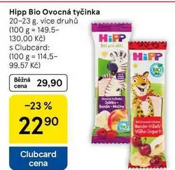 Tesco Hipp Bio Ovocná tyčinka, 20-23 g, více druhů nabídka