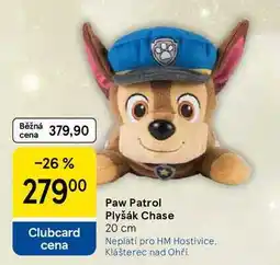 Tesco Paw Patrol Plyšák Chase 20 cm nabídka