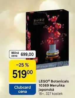 Tesco LEGO Botanicals 10369 Meruňka japonská 18+, 327 kostek nabídka