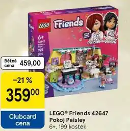 Tesco LEGO Friends 42647 Pokoj Paisley 6+, 199 kostek nabídka