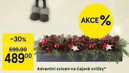 Tesco Adventní svícen na čajové svíčky nabídka