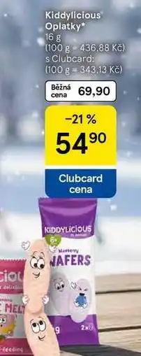 Tesco Kiddylicious Oplatky, 16 g nabídka