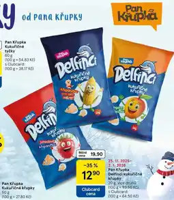Tesco Pan Křupka Delfínci kukuřičné křupky, 20 g nabídka