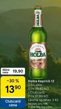 Tesco Holba Keprník 12, 0.5 l nabídka