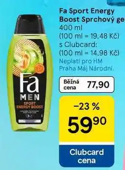 Tesco Fa Sport Energy Boost Sprchový gel, 400 ml nabídka