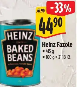 Albert Heinz Fazole nabídka