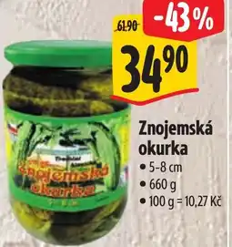 Albert Znojemská okurka nabídka