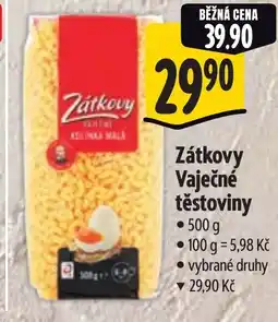 Albert Zátkovy Vaječné těstoviny nabídka