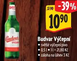 Albert Budvar Výčepní nabídka
