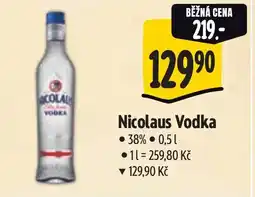 Albert Nicolaus Vodka nabídka