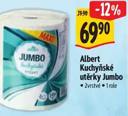 Albert Albert Kuchyňské utěrky Jumbo nabídka