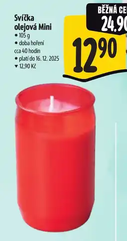Albert Svíčka olejová Mini nabídka