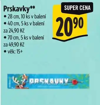 Albert Prskavky nabídka