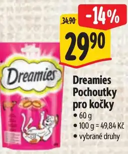 Albert Dreamies Pochoutky pro kočky nabídka