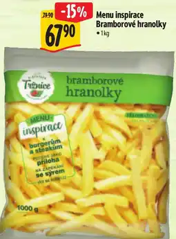 Albert Menu inspirace Bramborové hranolky nabídka