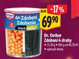 Albert Dr. Oetker Zdobení 4 druhy nabídka