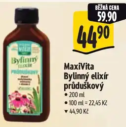 Albert MaxiVita Bylinný elixír průduškový nabídka