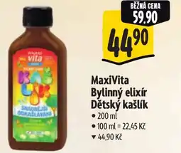 Albert MaxiVita Bylinný elixír Dětský kašlík nabídka