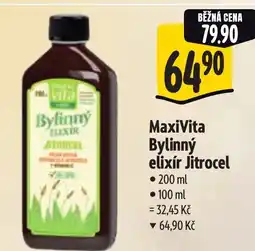 Albert MaxiVita Bylinný elixír Jitrocel nabídka