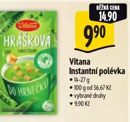 Albert Vitana Instantní polévka nabídka