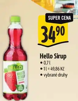 Albert Hello Sirup nabídka