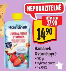 Albert Hamánek Ovocné pyré nabídka