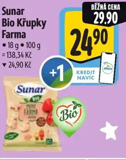 Albert Sunar Bio Křupky Farma nabídka