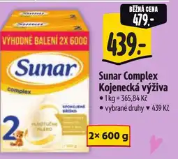 Albert Sunar Complex Kojenecká výživa nabídka