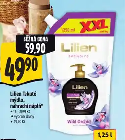 Albert Lilien Tekuté mýdlo, náhradní náplň nabídka