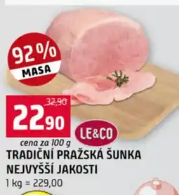 Terno Tradiční pražská šunka nejvyšší jakosti nabídka