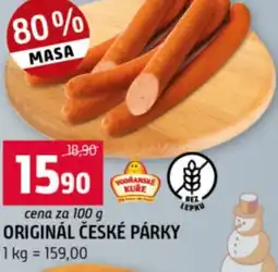 Terno Originál české párky nabídka