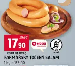 Terno Farmářský točený salám nabídka