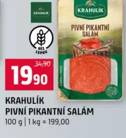 Terno Krahulik pivní pikantní salam nabídka