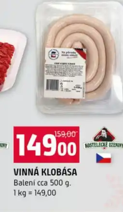 Terno Vinná klobása nabídka