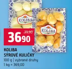 Terno Koliba sýrové kuličky nabídka