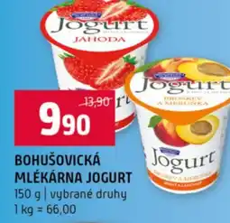 Terno Bohušovická mlékárna jogurt nabídka