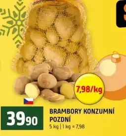 Terno Brambory konzumní pozdní nabídka