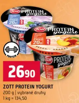 Terno Zott protein yogurt nabídka