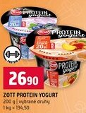 Terno Zott protein yogurt nabídka