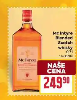 Billa McIntyre Blended Scotch whisky 0,7l nabídka