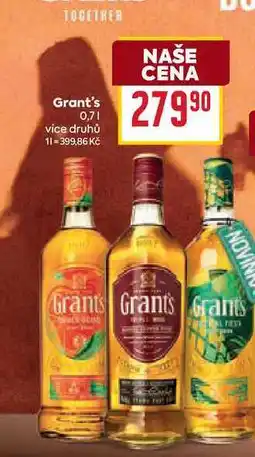 Billa Grant's 0,7l nabídka