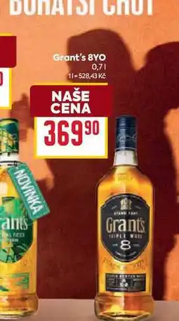 Billa Grant's 8YO 0,7l nabídka