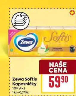 Billa Zewa Softis Kapesničky 10x 9 ks nabídka