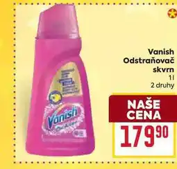 Billa Vanish Odstraňovač skvrn 1l nabídka